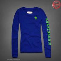 dames abercrombie fitch lang tees blauw groen Sports Goedkoop ej5a5753